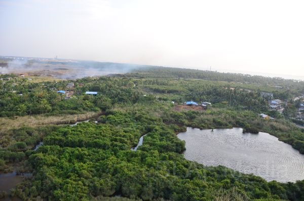 Aerial
Fire Fighters in Action in Muthurajawela
