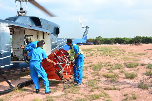 Aerial
Fire Fighters in Action in Muthurajawela