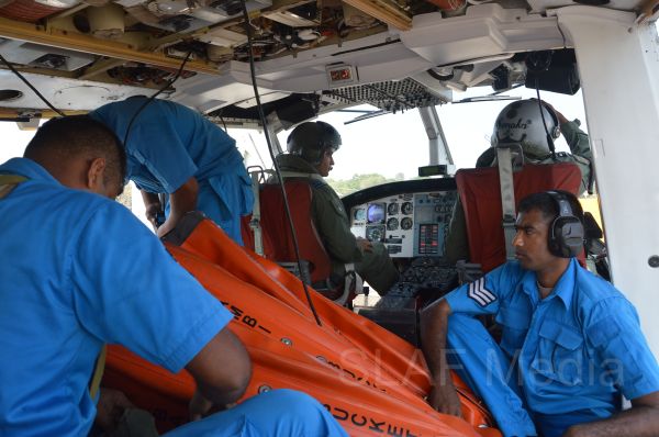 Aerial Fire Fighters in Action in Nallathanniya