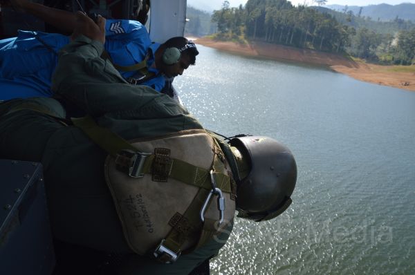 Aerial Fire Fighters in Action in Nallathanniya