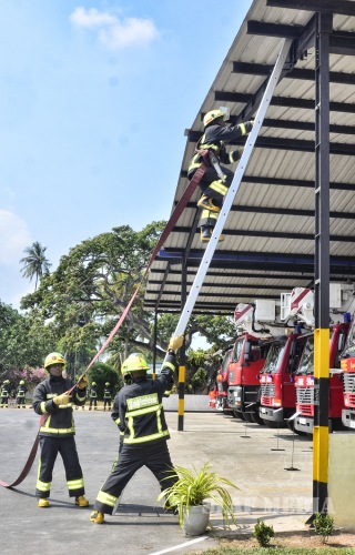 First Passing Out Ceremony of the Fire Fighter Advanced Course
