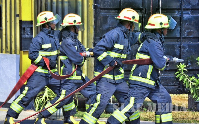First Passing Out Ceremony of the Fire Fighter Advanced Course