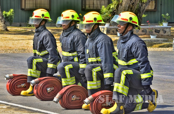 First Passing Out Ceremony of the Fire Fighter Advanced Course