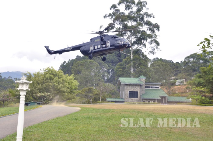 First Scheduled Flight to SLAF CTS Diyatalawa