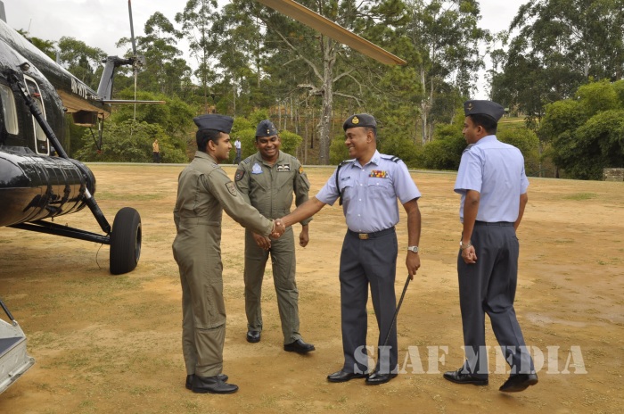 First Scheduled Flight to SLAF CTS Diyatalawa
