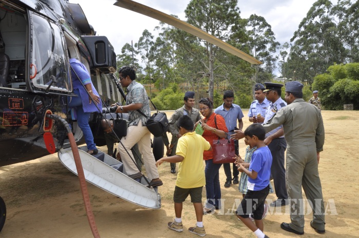 First Scheduled Flight to SLAF CTS Diyatalawa