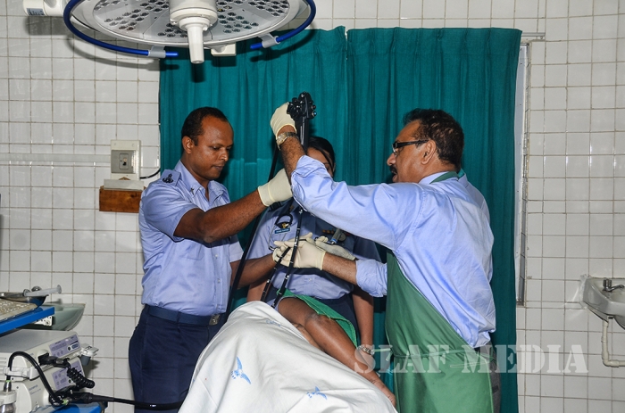 The Inaugural Surgery at the Theatre Complex SLAF Hospital Colombo
