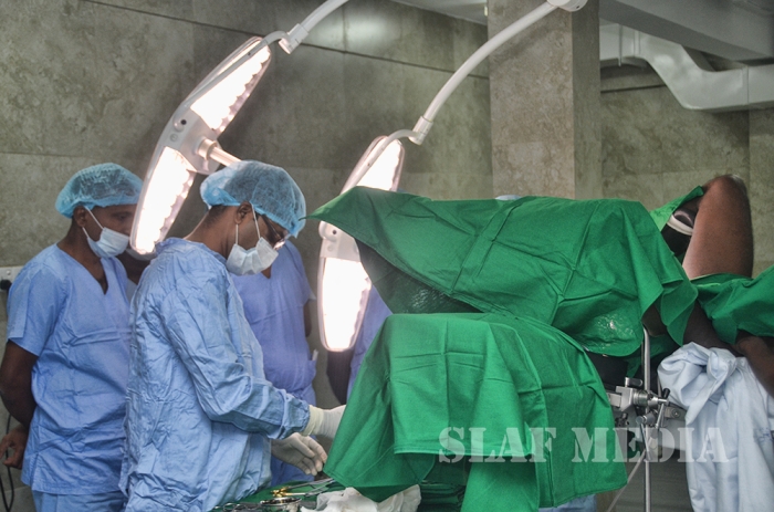 The Inaugural Surgery at the Theatre Complex SLAF Hospital Colombo