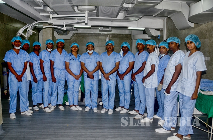 The Inaugural Surgery at the Theatre Complex SLAF Hospital Colombo