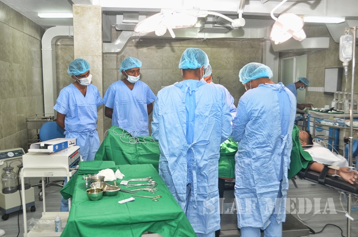 The Inaugural Surgery at the Theatre Complex SLAF Hospital Colombo
