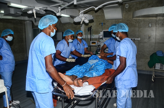 The Inaugural Surgery at the Theatre Complex SLAF Hospital Colombo