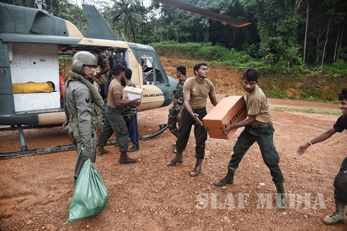 SLAF Continues to Transport Relief Aid and Essential Items