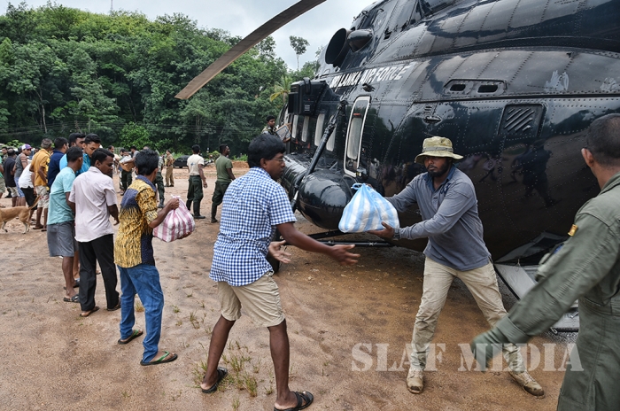 The Air Force Uses its Speed and Reach for the Fifth Consecutive Day in Flood Relief Operations
