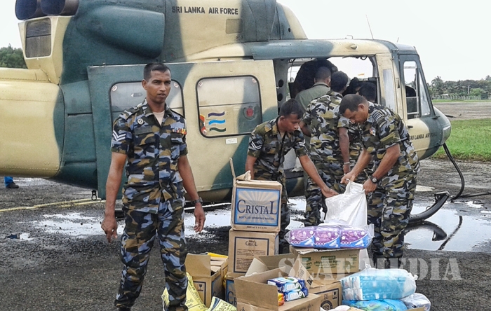 The Air Force Uses its Speed and Reach for the Fifth Consecutive Day in Flood Relief Operations