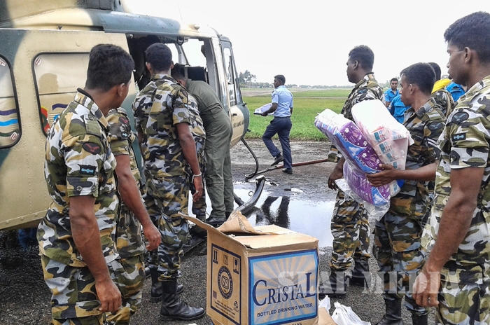 The Air Force Uses its Speed and Reach for the Fifth Consecutive Day in Flood Relief Operations
