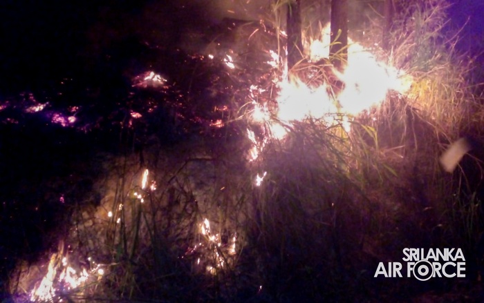 SLAF ASSISTS TO DOUSE THE FOREST FIRE