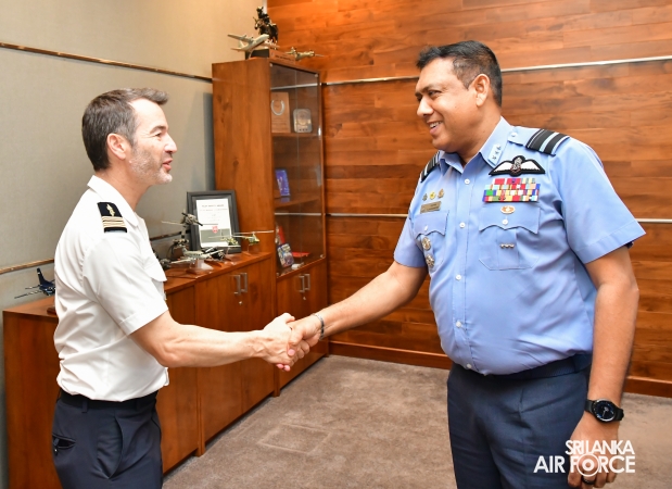 DEFENCE ATTACHÉ OF THE EMBASSY FRANCE TO SRI LANKA CALLS ON THE CHIEF OF STAFF
