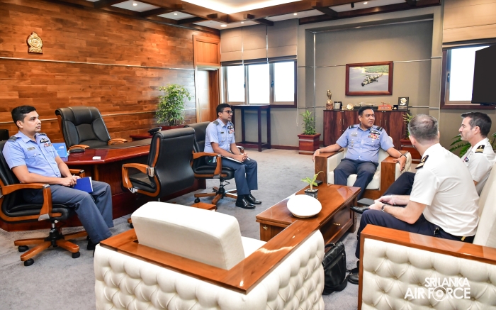 DEFENCE ATTACHÉ OF THE EMBASSY FRANCE TO SRI LANKA CALLS ON THE CHIEF OF STAFF