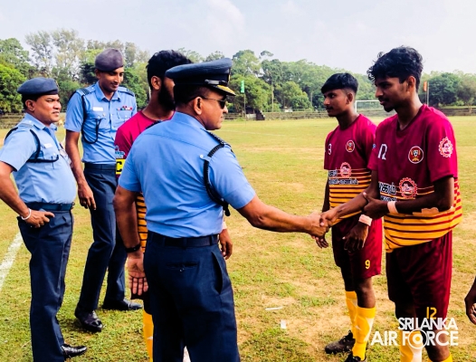 COMMANDER'S
CUP SOCCER FRIENDSHIP CHALLENGE TROPHY KICKED OFF IN KILINOCHCHI