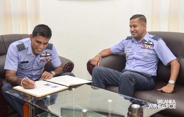 CHANGE OF COMMAND AT NO. 01 FLYING TRAINING WING, SLAF ACADEMY CHINA BAY