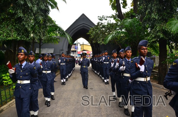 The Funeral Parade of Air Chief Marshal D C Perera VSV, ndc, psc