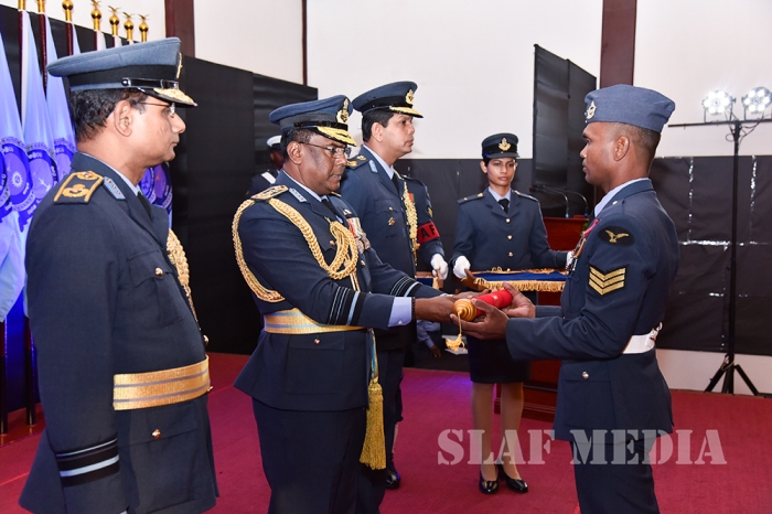 Heroes of
the Sri Lanka Air Force Honoured with Gallantry Medals
