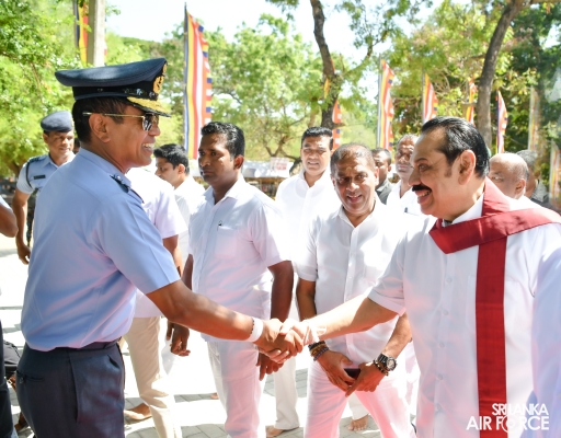 SLAF
CONTRIBUTES TO THE 'GOLDEN GATE' PROJECT ENHANCING PILGRIM ACCESS TO
RUHUNU KATARAGAMA MAHA DEVALAYA