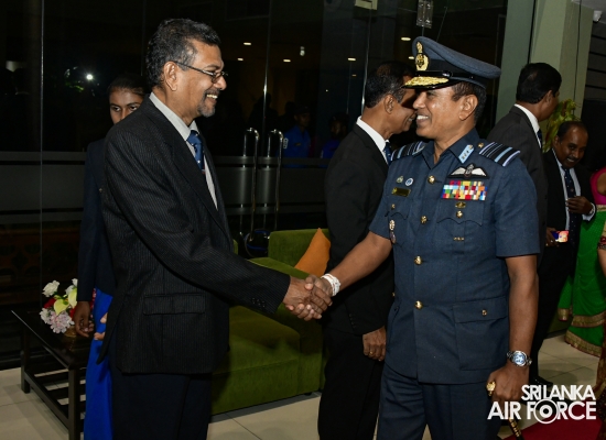 SLAF COMMANDER ATTENDS 9TH GENERAL DESHAMANYA DENNIS PERERA
ORATION