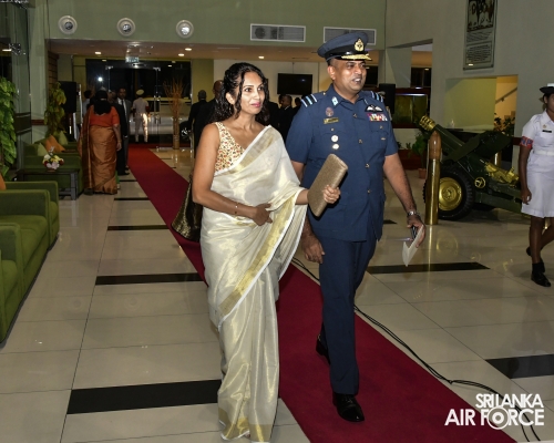 SLAF COMMANDER ATTENDS 9TH GENERAL DESHAMANYA DENNIS PERERA
ORATION