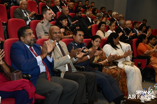 SLAF COMMANDER ATTENDS 9TH GENERAL DESHAMANYA DENNIS PERERA
ORATION