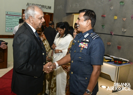 SLAF COMMANDER ATTENDS 9TH GENERAL DESHAMANYA DENNIS PERERA
ORATION