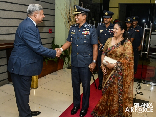 SLAF COMMANDER ATTENDS 9TH GENERAL DESHAMANYA DENNIS PERERA
ORATION