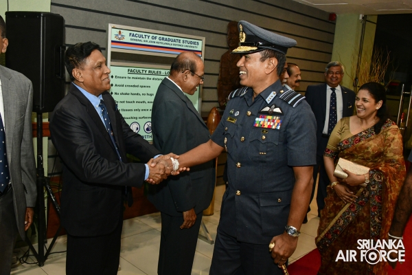 SLAF COMMANDER ATTENDS 9TH GENERAL DESHAMANYA DENNIS PERERA
ORATION