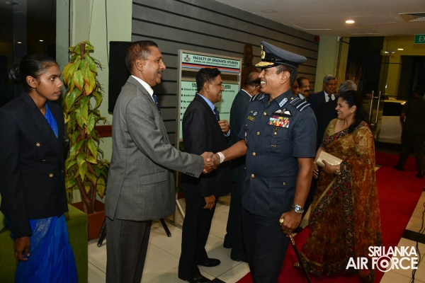 SLAF COMMANDER ATTENDS 9TH GENERAL DESHAMANYA DENNIS PERERA
ORATION