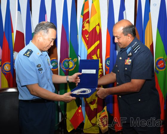 General Ma Xiaotian (Plaaf) Calls On The Commander Of The Air Force