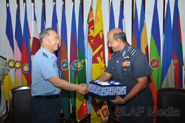 General Ma Xiaotian (Plaaf) Calls On The Commander Of The Air Force