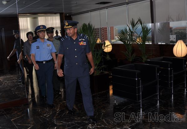 General Ma Xiaotian (Plaaf) Calls On The Commander Of The Air Force