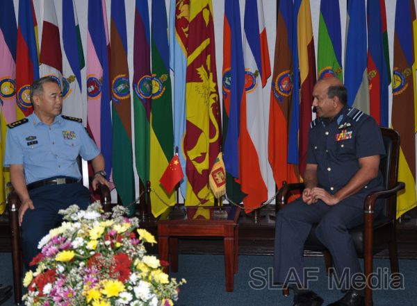 General Ma Xiaotian (Plaaf) Calls On The Commander Of The Air Force