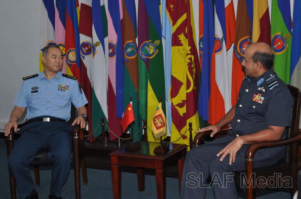 General Ma Xiaotian (Plaaf) Calls On The Commander Of The Air Force