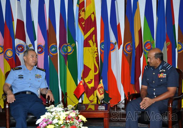 General Ma Xiaotian (Plaaf) Calls On The Commander Of The Air Force