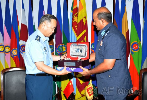 General Ma Xiaotian (Plaaf) Calls On The Commander Of The Air Force