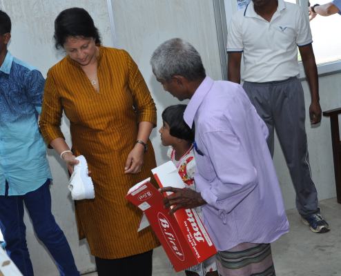 Distribution of Gifts for Children at Weerawila