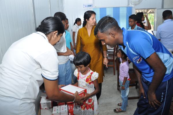 Distribution of Gifts for Children at Weerawila