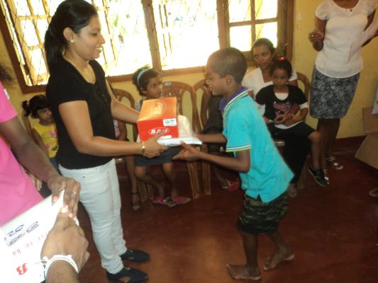 Distribution of Gifts for Children at Weerawila