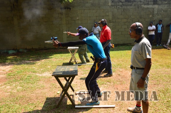 Air Force Shooters on target at Golden Eagle Hand Gun Championship 2015
