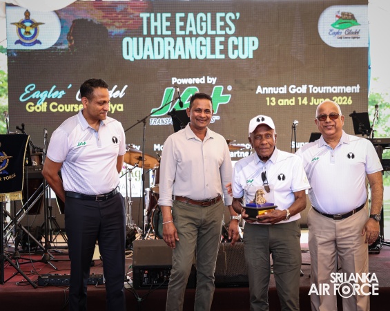 5TH EAGLES’ QUADRANGLE CUP DRAWS TO A CLOSE AT SIGIRIYA