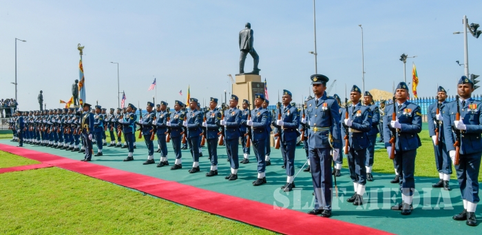 The Prime Minister of Malaysia Accorded a Guard of Honour by SLAF