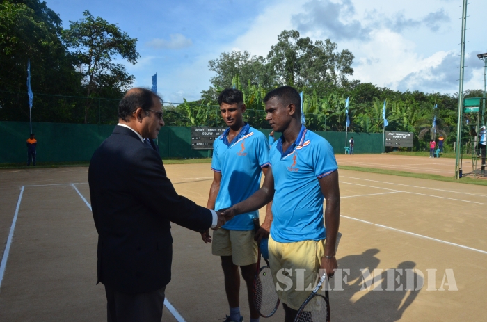 SLAF Emerged Runners-up in the Defence Services Tennis Championship 2016