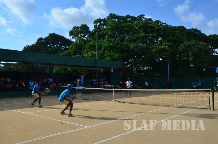 SLAF Emerged Runners-up in the Defence Services Tennis Championship 2016