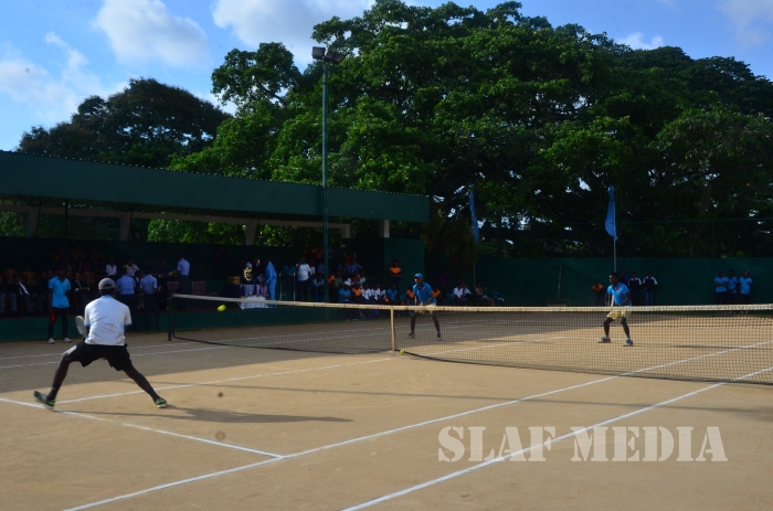 SLAF Emerged Runners-up in the Defence Services Tennis Championship 2016